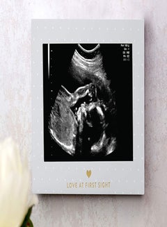 pearhead Polka Dot Keepsake Sonogram Photo Frame  - Image 2
