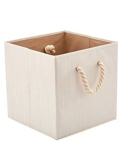 2-Piece Foldable Storage Bin With Rope Handle Set