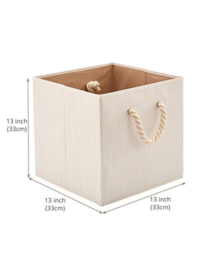 EZOWare 2-Piece Foldable Storage Bin With Rope Handle Set  - Image 3