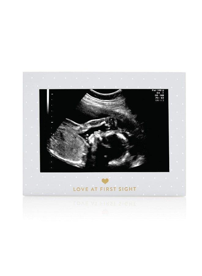pearhead Polka Dot Keepsake Sonogram Photo Frame  - Image 1