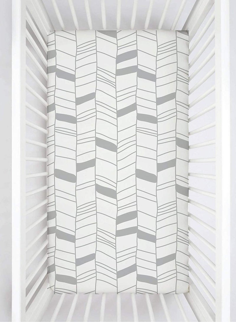 Pickle & Pumpkin Pack Of 2 Crib Sheets - Image 3