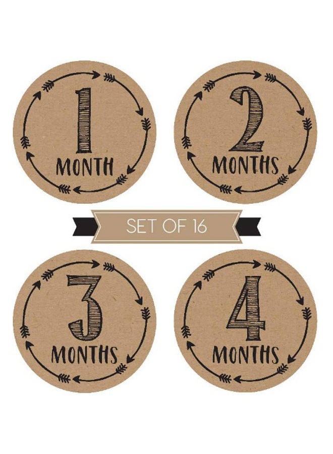 Hadley Designs Set Of 16 Milestone Stickers - Image 3