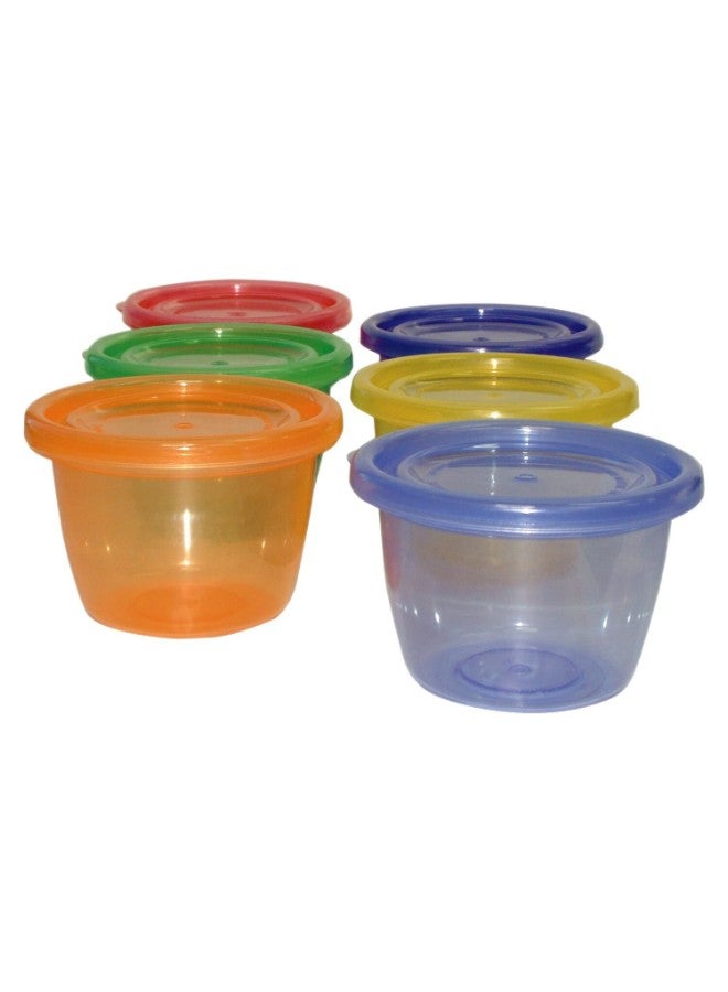 dreambaby - Reusable Snacks Cup, Pack Of 6 - Multicolour - Image 1
