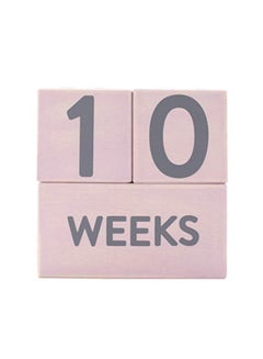 pearhead 3-Piece Baby Photo Sharing Milestone Age Blocks Set  - Image 2