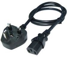 S-TEK Power Cable Black