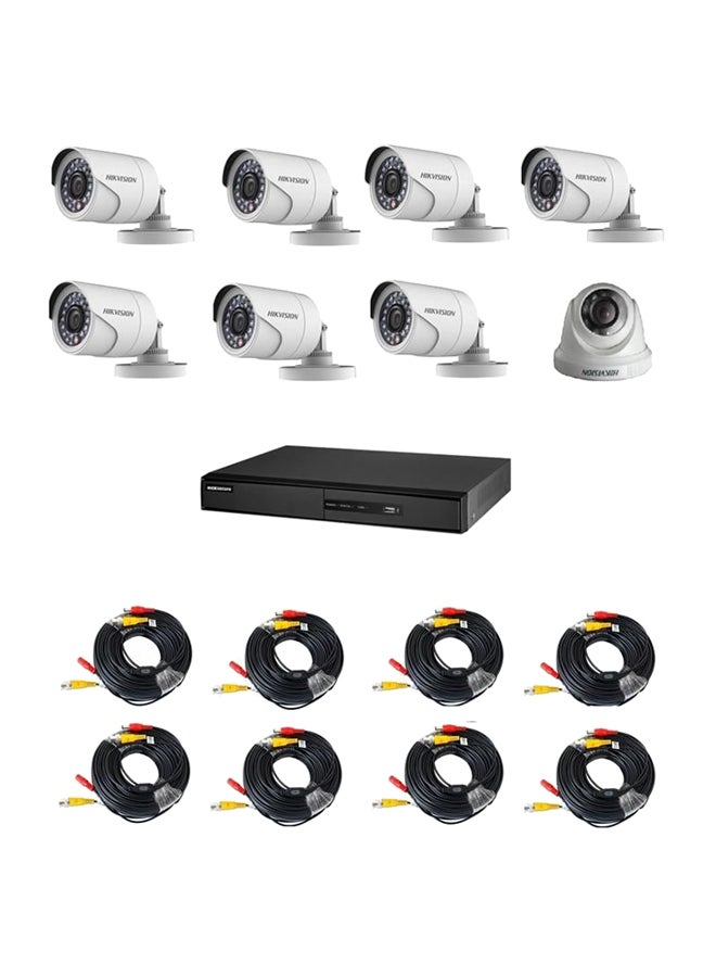 HIKVISION 8-Channel Surveillance Camera Kit 