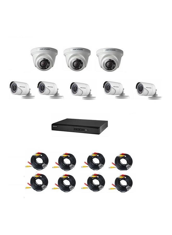 HIKVISION 8-Channel Turbo HD DVR Surveillance Camera Kit