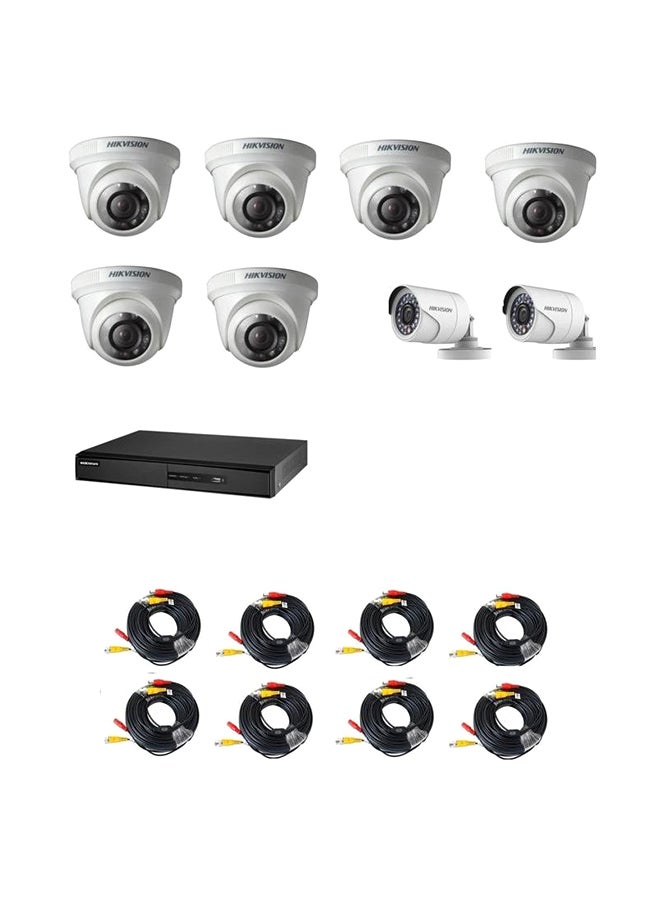 HIKVISION 8-Channel Turbo HD DVR Surveillance Camera Kit