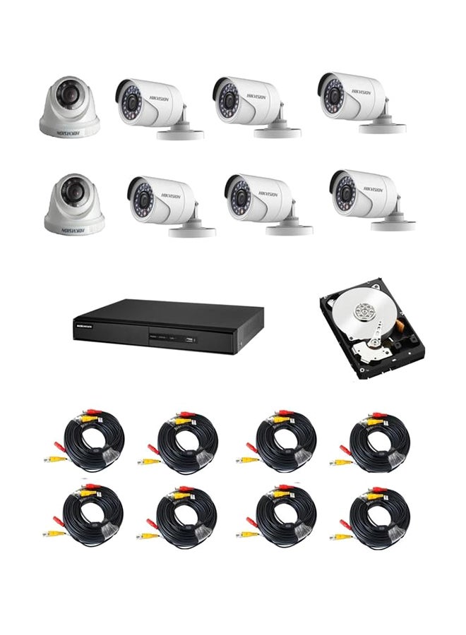 HIKVISION 16-Channel Turbo HD DVR Surveillance Camera Kit