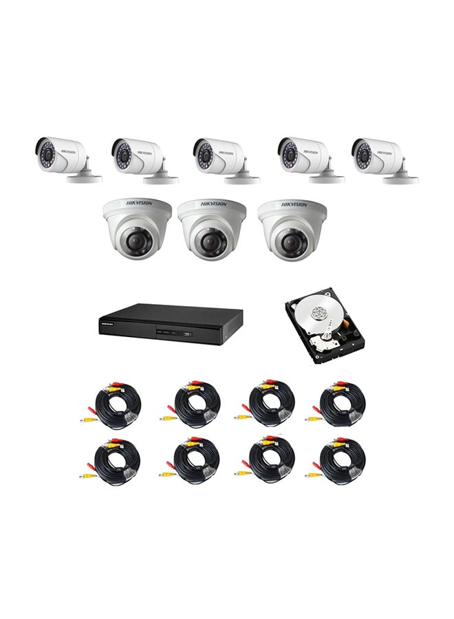 HIKVISION 8-Channel Turbo HD DVR Surveillance Camera Kit