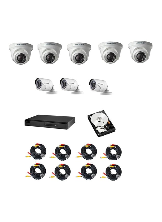 HIKVISION 8-Channel Turbo HD DVR Surveillance Camera Kit