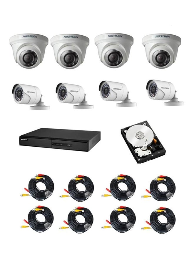 HIKVISION 8-Channel Turbo HD DVR Surveillance Camera Kit