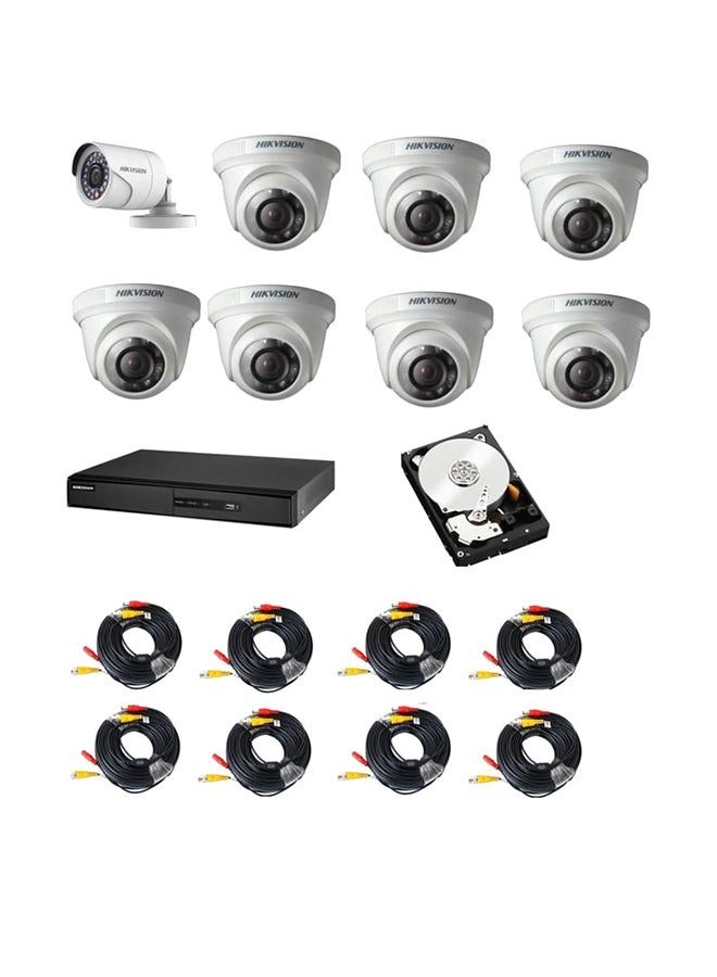 HIKVISION 8-Channel Turbo HD DVR Surveillance Camera Kit 