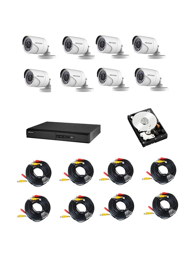 HIKVISION 8-Channel Turbo HD DVR Surveillance Camera Kit