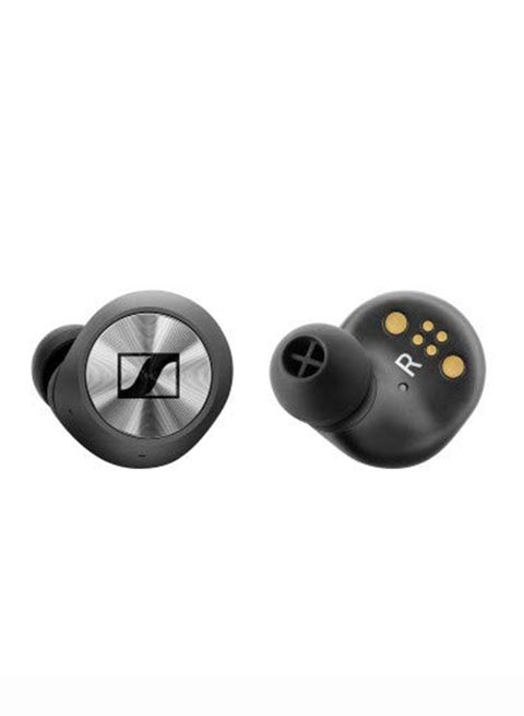 Momentum True Wireless Bluetooth Earbuds With Fingertip Touch Control Black