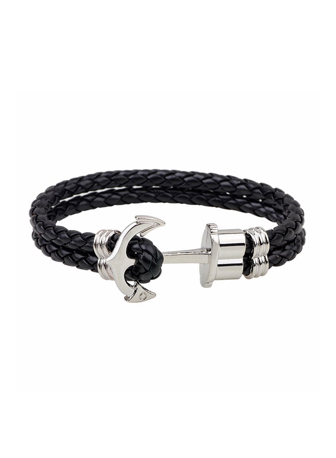 Sharpdo Titanium Anchore Design Braided Bracelet 