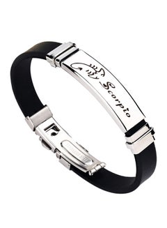 Sharpdo Titanium Scorpio Pattern Bracelet 