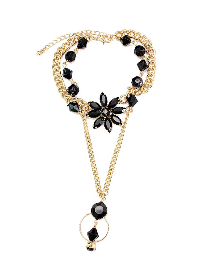 Flower Pattern Charm Bracelet