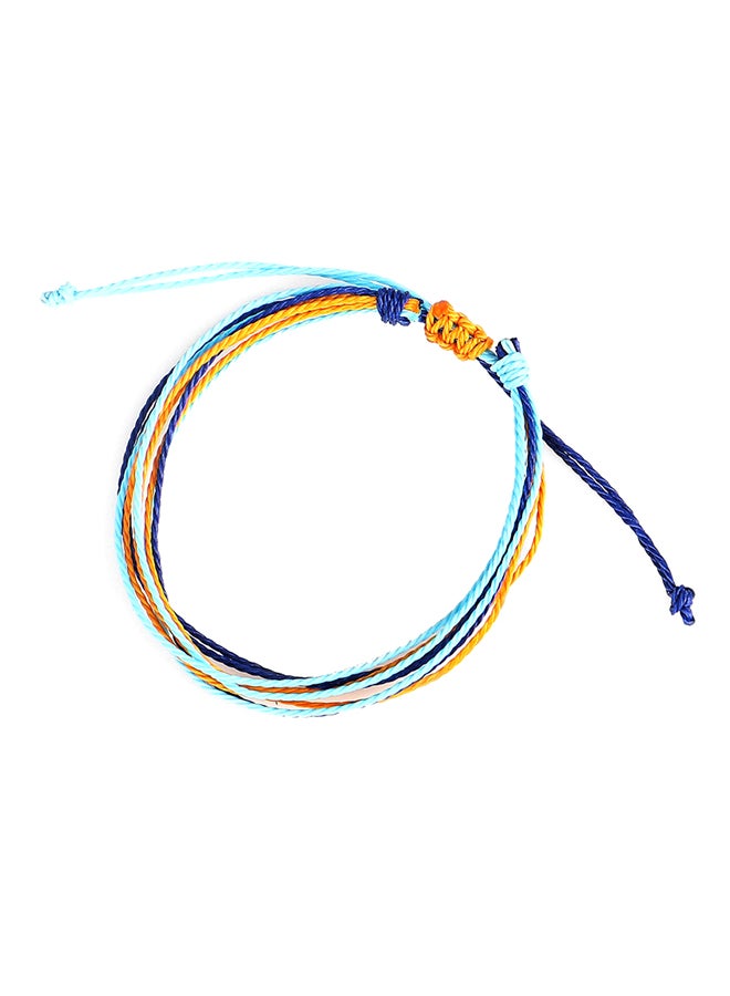 Sharpdo Unique Accent Thread Knotted Bracelet