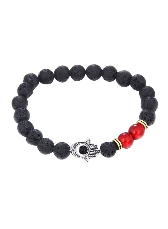 شاربدو سوار عصري مطاطي مزين بالخرز