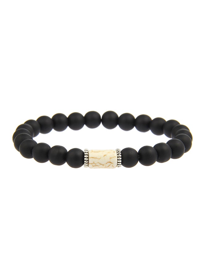 شاربدو سوار من التيتانيوم مزينة بحبات الخرز