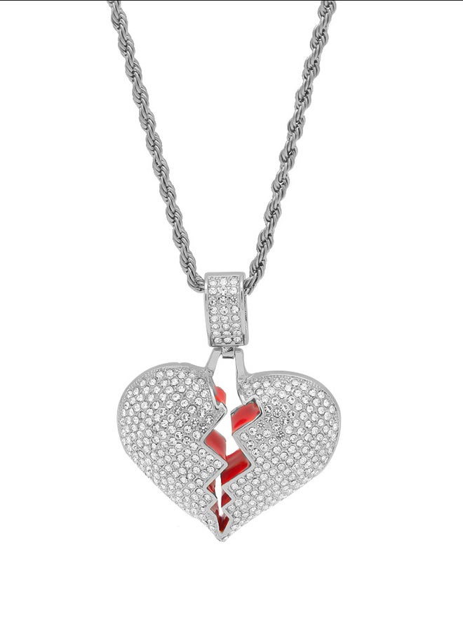 Sharpdo acc Unquie Accent Platinum Necklace