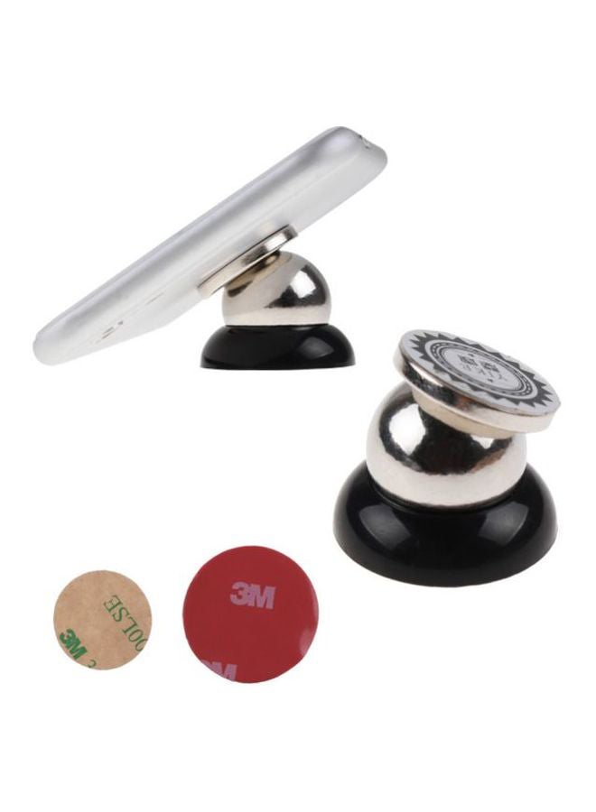 Car Mobile Holder With Magnet Black/Silver - Image 3