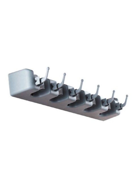 Wall Mounted Mop And Broom Holder Multicolour 41x6x8cm
