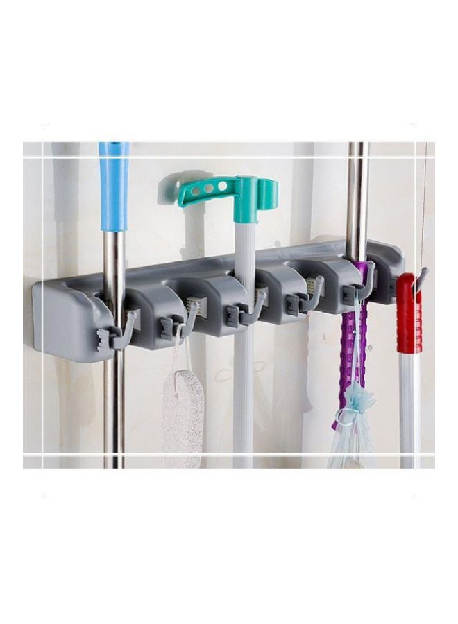 Generic Wall Mounted Mop And Broom Holder Multicolour 41x6x8cm  - Image 5