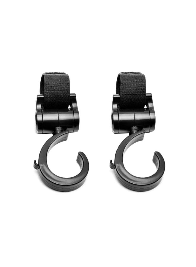 2 Piece 360 Degree Rotated Stroller Bag Hook - Image 1