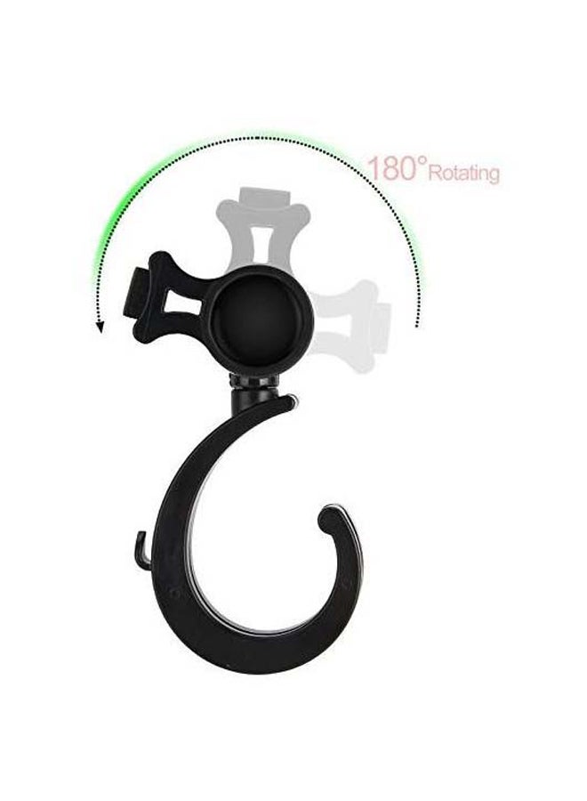 2 Piece 360 Degree Rotated Stroller Bag Hook - Image 2