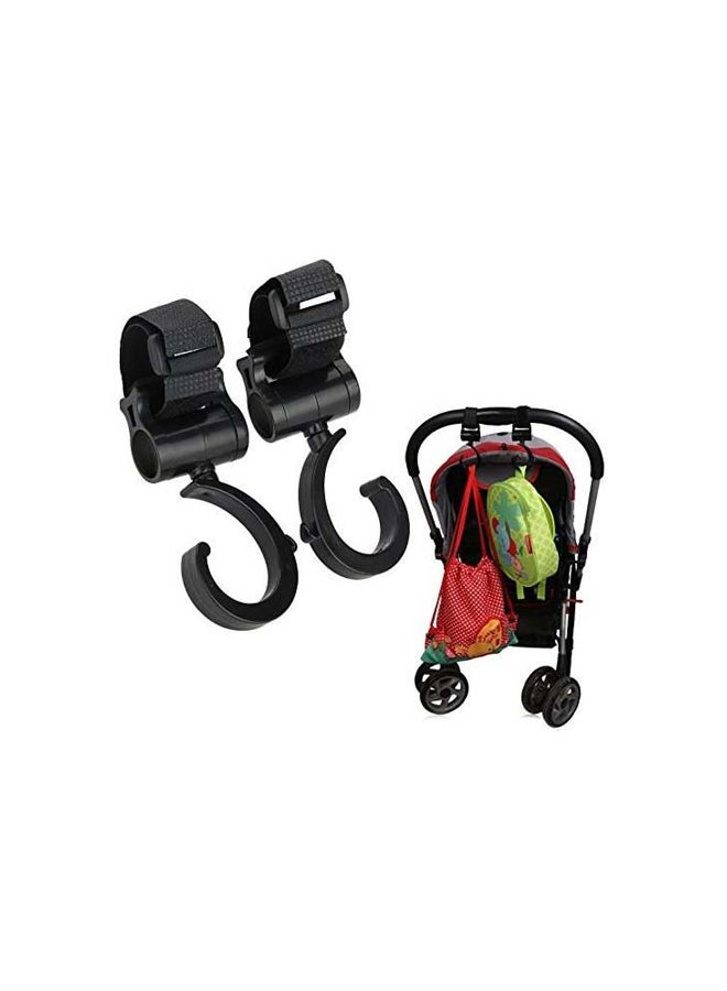 2 Piece 360 Degree Rotated Stroller Bag Hook - Image 3