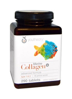 Marine Collagen Advanced Formula Supplement - 290 Tablets