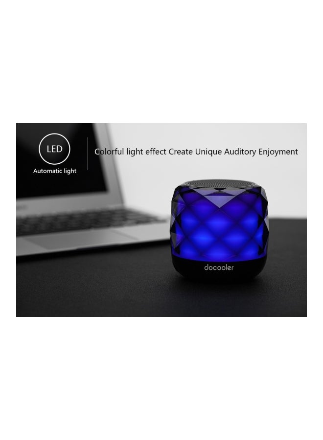 docooler Bluetooth Stereo Speaker Blue/Black - Image 2
