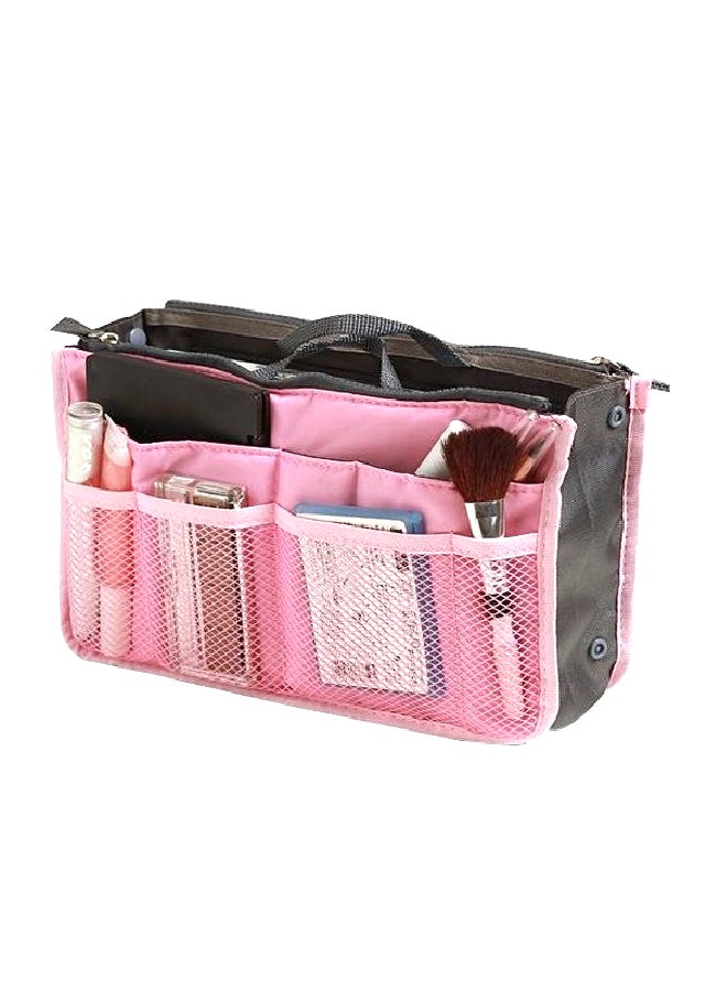 حقيبة تنظيم مزودة بفتحات وردي/رمادي - Image 1