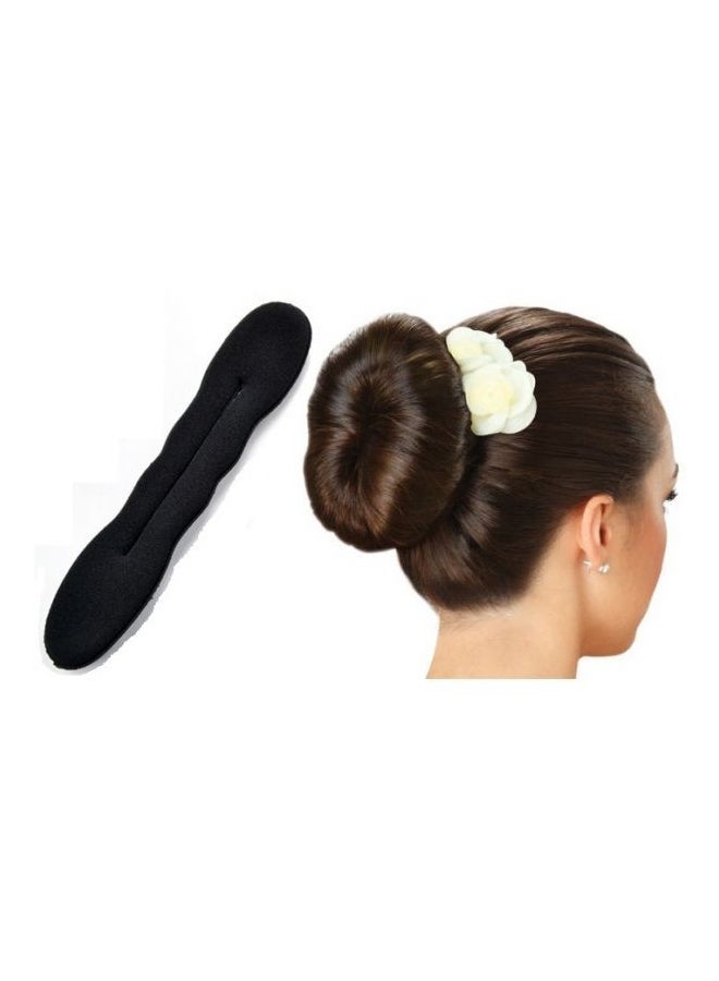 2-Piece Magic Style Hair Bun Set Black - Image 2