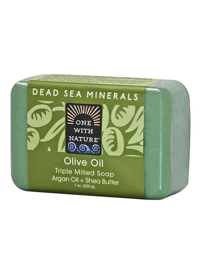 ONE WITH NATURE Olive Oil Triple Milled Soap 200grams 