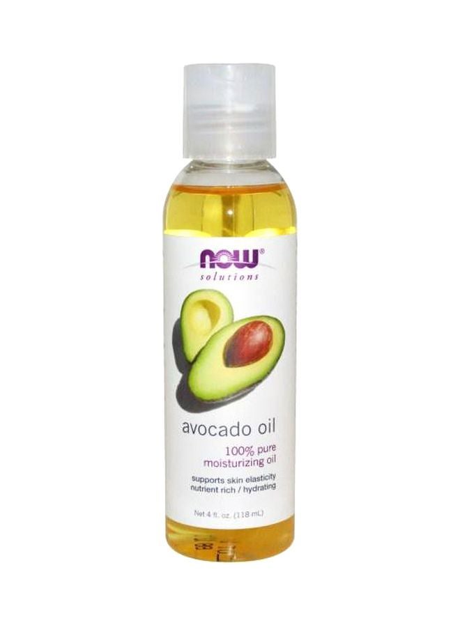 Now Foods Pure Avocado Body Oil Clear 118ml - Image 1