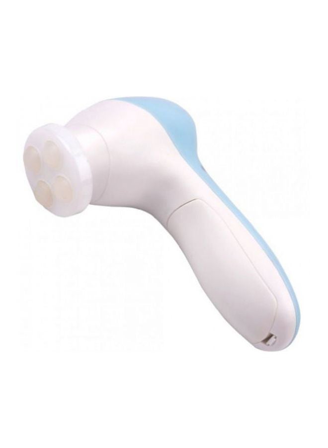 جهاز كهربائي لتدليك الوجه 5 في 1 أزرق/ أبيض - Image 3