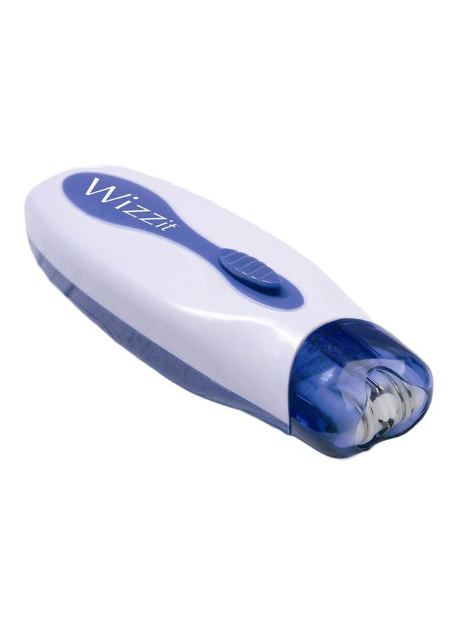 ماكينة إزالة الشعر الكهربائية أبيض/أزرق