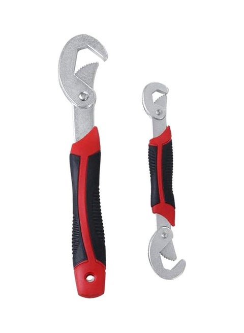2-Piece Adjustable Wrench Spanner Set