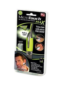 Micro Touch Built-In Light Hair Trimmer Green/Grey 