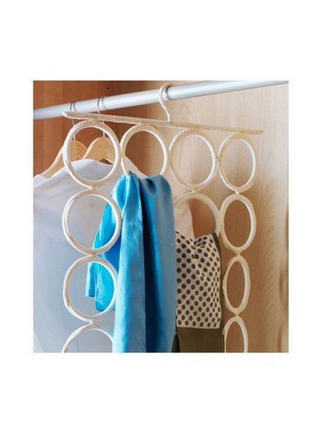 28-Loop Scarf Holder Hanger White - Image 5