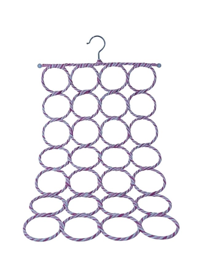 Scarf Holder Purple/White - Image 1