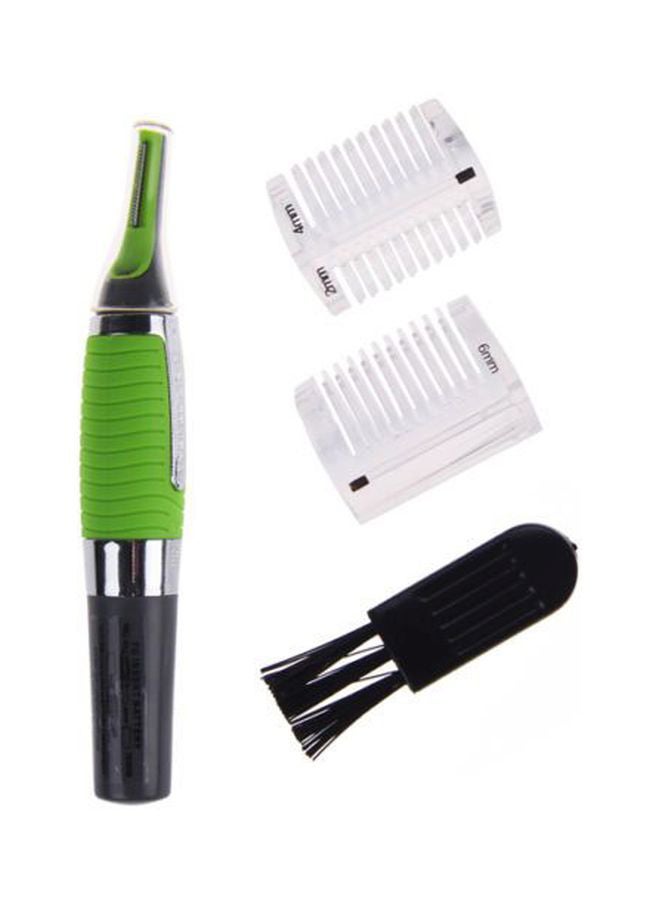 Built-In Light Hair Trimmer Green/Black/Silver - Image 2