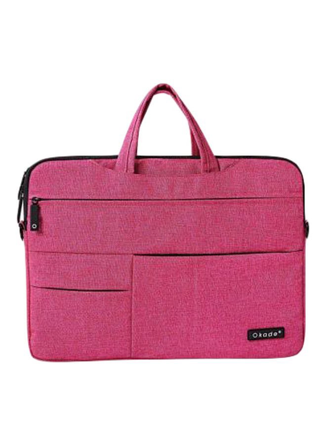 Okade Velvet Laptop Sleeve Pink - Image 1