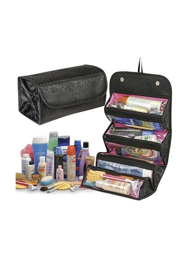 ShoppoStreet Makeup Cosmetic Travel Bag Black  - Image 3