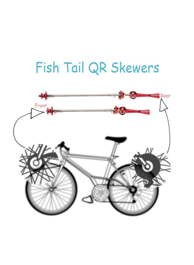 LIXADA - 2-Piece Bicycle Skewers Set - Image 1