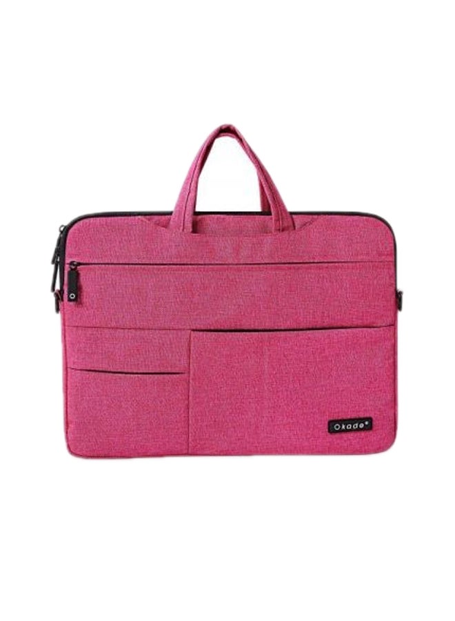 Okade Velvet Laptop Sleeve Pink - Image 1