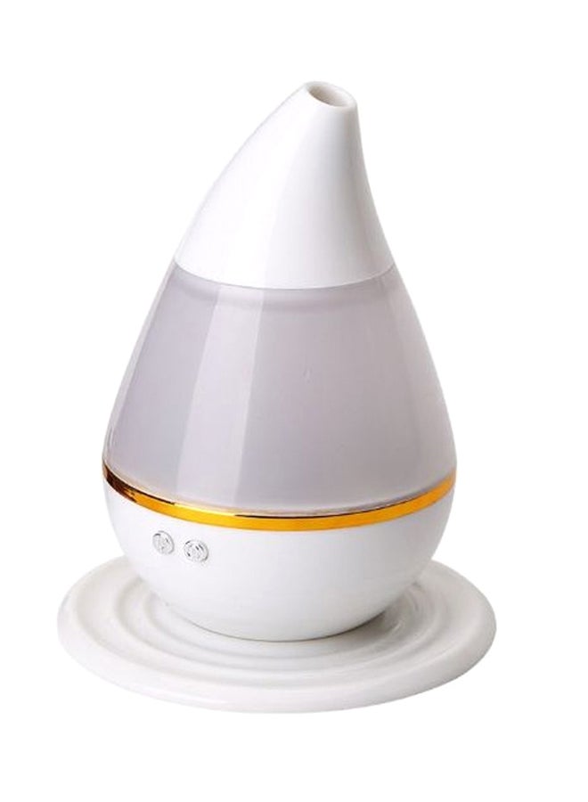 مرطب هواء يعمل بالموجات فوق الصوتية مزود بإضاءة LED سعة 250 مل أبيض/ شفاف/ ذهبي - Image 1